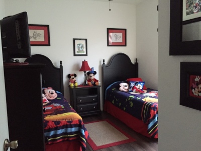 Entrance to Mickey/Minnie Twin Bedroom